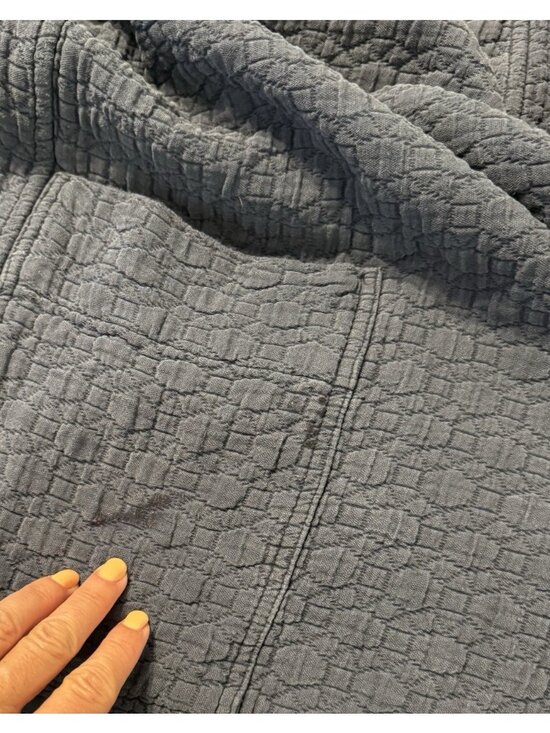 The Great Eros Anya Kimono Open Jacket BLUE Lagenlook Boho Romantic Loungewear - Picture 9 of 9